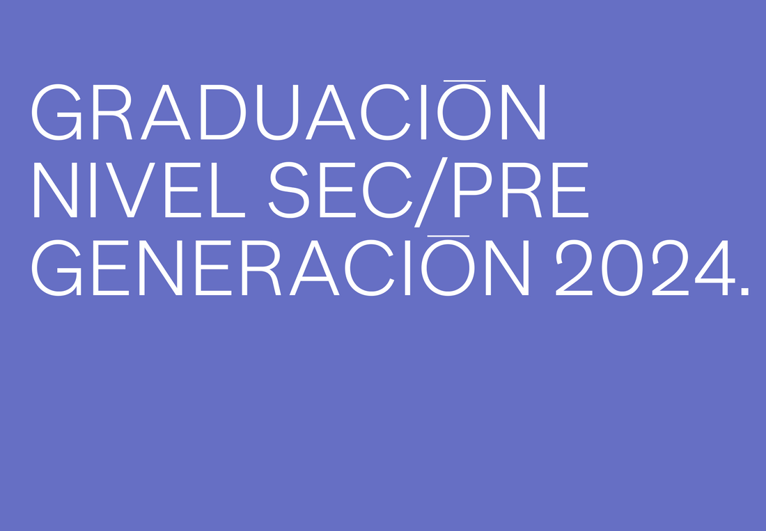 Graduación sec/pre 2024.